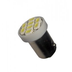 Ampoule Led H6W BAX9S à 8 leds 24 volts non polarisée