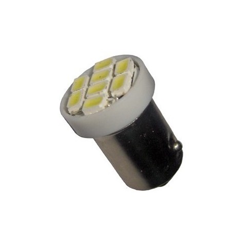 Ampoule Led H6W BAX9S à 8 leds 24 volts non polarisée