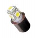 Ampoule Led R5W BA15S à 5 leds 24 volts