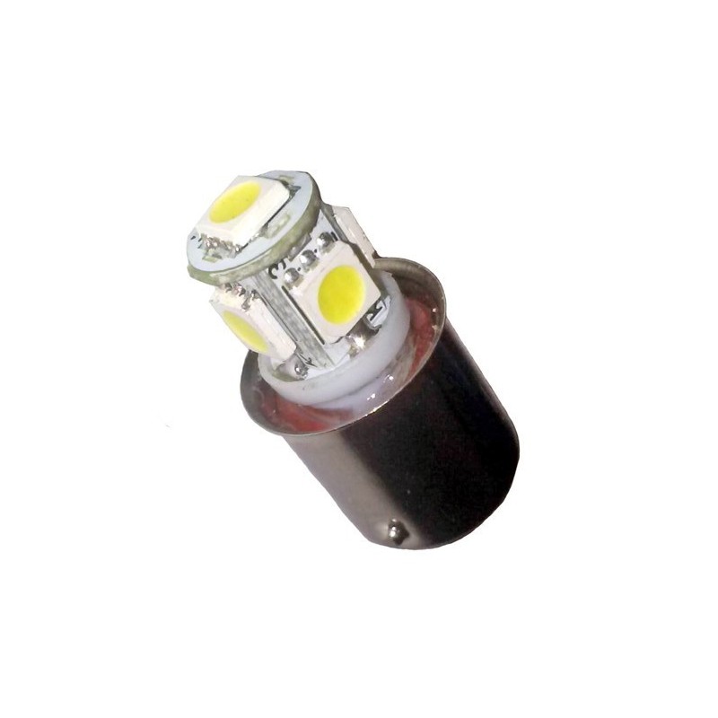 Ampoule Led R5W BA15S à 5 leds 24 volts - Led-PL E.I.
