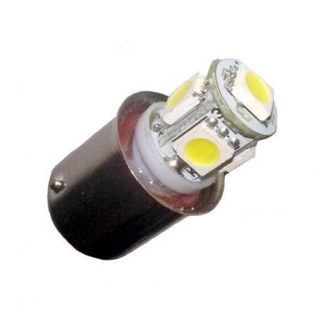 Ampoule Led R5W BA15S à 5 leds 24 volts sans polarité