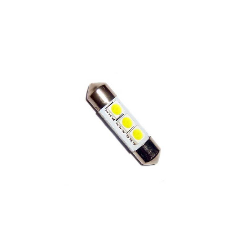 Ampoule C5W LED 39mm / Navette LED 12v / Habitacle blanc