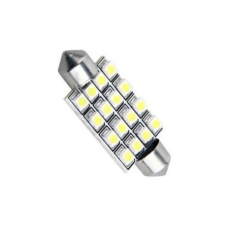 Ampoule navette C5W 42mm à 16 leds 24 volts