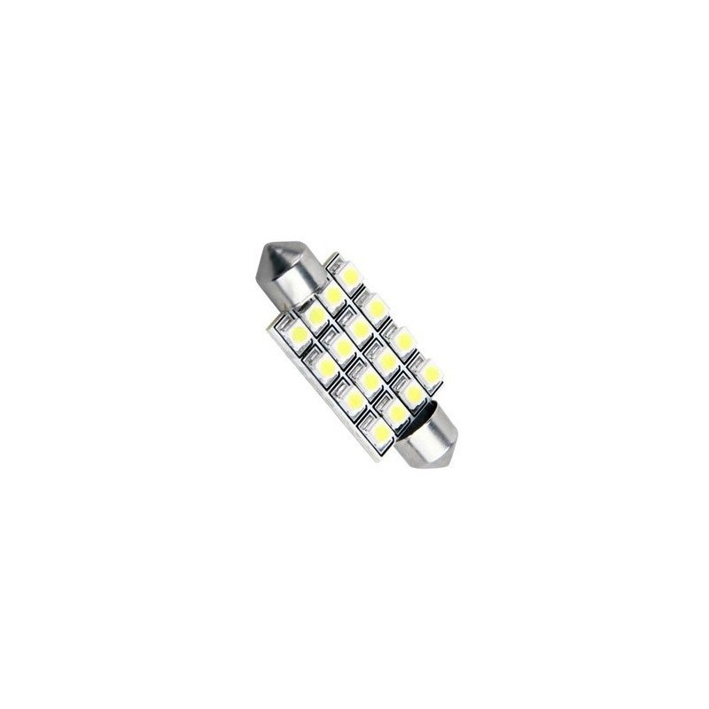 Ampoule navette C5W 42mm à 16 leds 24 volts - Led-PL E.I.