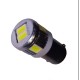 Ampoule Led H6W BAX9S 6 leds 5630 9-30v