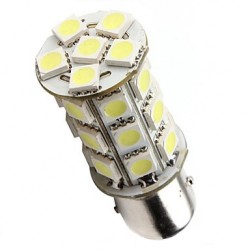 Ampoule led P21W BA15S à 27 leds blanches 9-30v