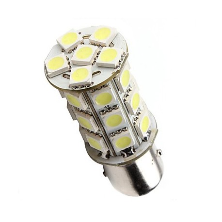 Ampoule led P21W BA15S à 27 leds blanches 9-30v