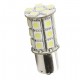 Ampoule led P21W BA15S à 27 leds blanches 9-30v