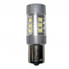 Ampoule Led p21w ba15s 12 leds + 4 Cree 9-30 volts