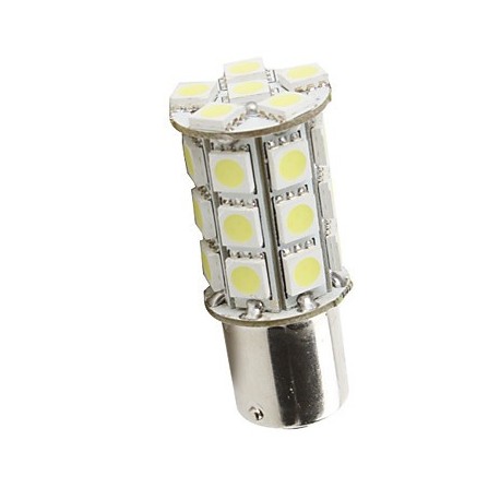 Ampoule led P21/5W BAY15D à 27 leds 9-30 volts