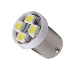 Ampoule Led T4W BA9S à 4 leds 24 volts