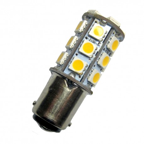 Ampoule led BA15D à 24 leds 5050 9-30 volts