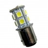 Ampoule led BAY15S à 13 leds 5050 9-30 volts