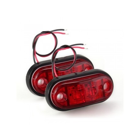 Paire de feux rouge pour remorque et tracteur - Led-PL E.I.