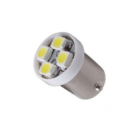 1 AMPOULE LED BA9S T4W A 4 LED RONDE 24V POLARISEE PLAFONNIER VEILLEUSE  ECLAIRAGE DE PLAQUE CAMION à 2,22 € chez [SHOP_NAM