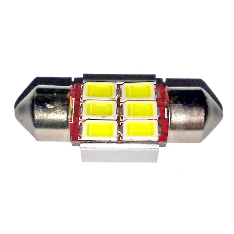 Ampoule Navette (festoon) C5W, C10W 31mm 9-30v - Led-PL E.I.