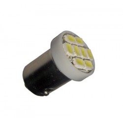 Ampoule Led T4W BA9S à 8 leds 24 volts non polarisée