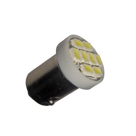 Ampoule Led T4W BA9S à 8 leds 24 volts non polarisée