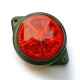 Paire de Feux rond rouge à 5 leds 24 volts