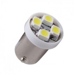 Ampoule Led H6W BAX9S à 4 leds 24 volts