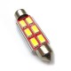 Navette (festoon) C10W 41mm à 6 leds 5630 24 volts