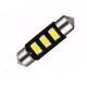 Ampoule navette 3 leds 5630 24 volts