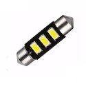 Ampoule navette C5W C10W 3 leds 5630 24 volts