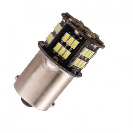 Ampoule led 24v T4W BA9S 5 leds sans polarité - Led-effect