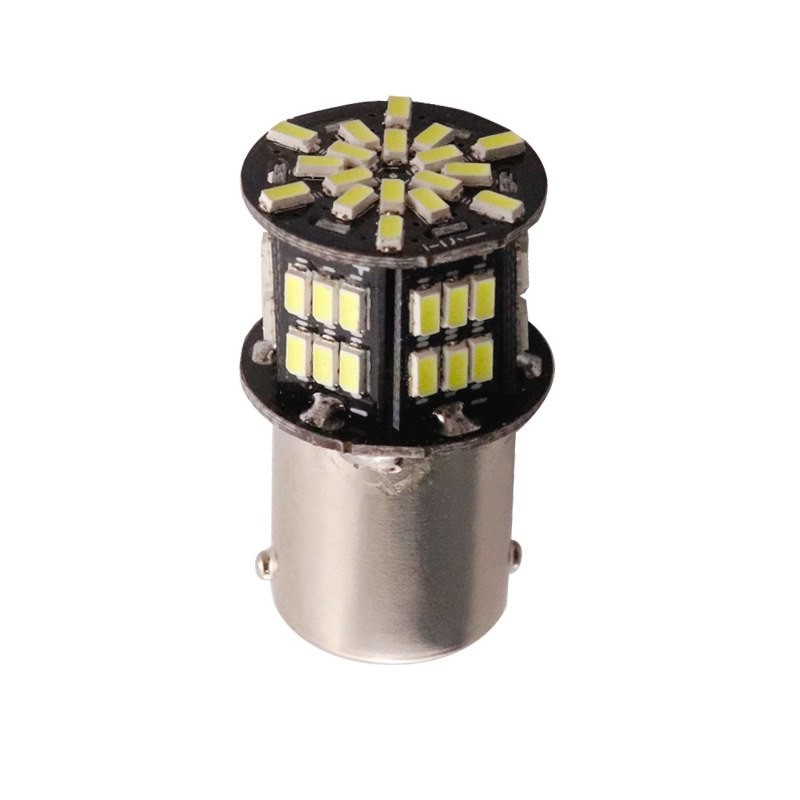 Ampoule led P21W BA15S à 54 leds blanches - Led-PL E.I.