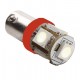 Ampoule Led H6W BAX9S à 5 leds 24 volts