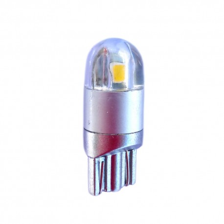 Ampoule Wedge T10 W5W W16W 2 leds blanches 3030