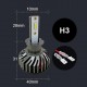 Ampoule H3 à leds de 4000 Lumens 24 volts