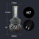 Ampoule H7 à leds de 4000 Lumens 24 volts