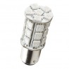 Ampoule led rouge P21/5W (PR21/5W) BAY15D à 27 leds 9-30 volts