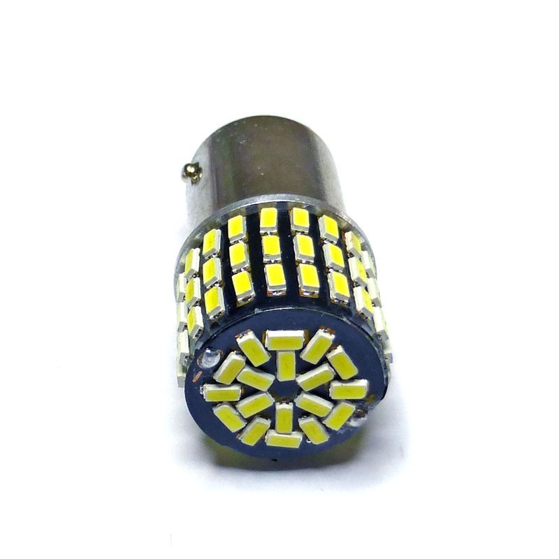 Ampoule led 24 volts de type P21/5W BAY15D à 78 leds - Led-PL E.I.