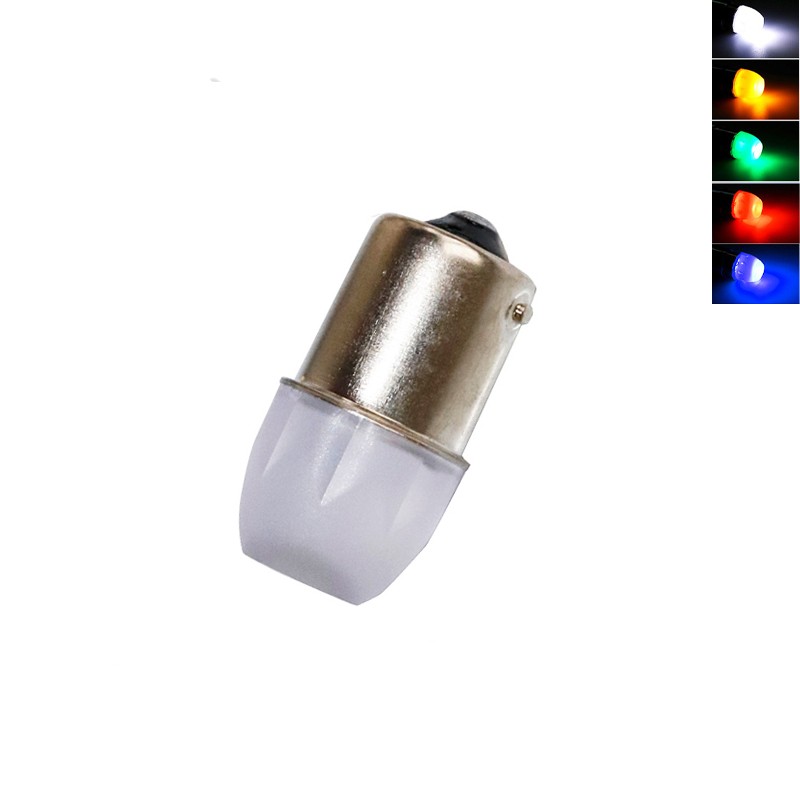 Ampoule R5W, R10W BA15S à 8 Leds blanches - Led-effect