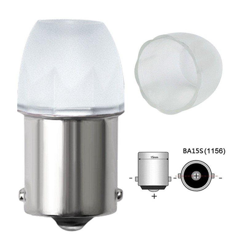 Ampoule led 24v T4W BA9S 5 leds sans polarité - Led-effect