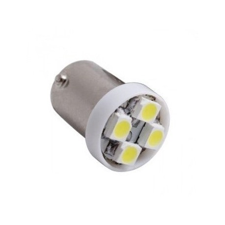 Ampoule Led H6W BAX9S à 4 leds 24 volts non polarisée